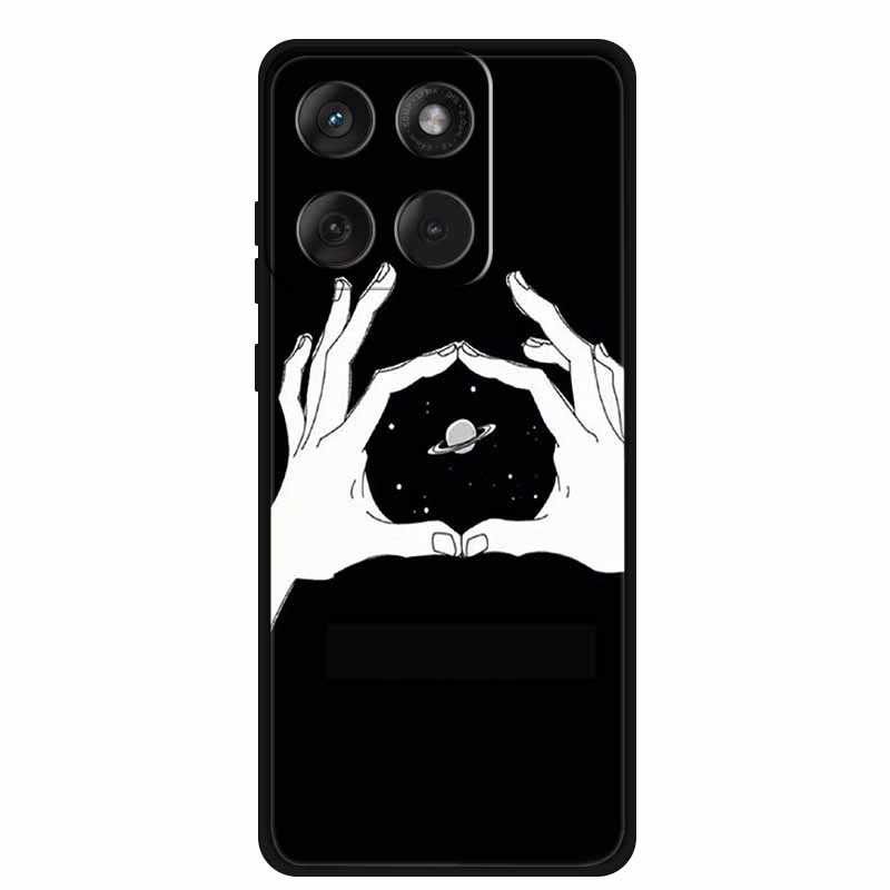 For Motorola Edge 70 5G Case 2025 Fashion Black Silicone TPU Soft Phone Case For Motorola Moto X70 Air 5G Back Cover Case Fundas