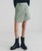 Stay With Me Boucle Tweed Wool Skirt (Pastel Green)