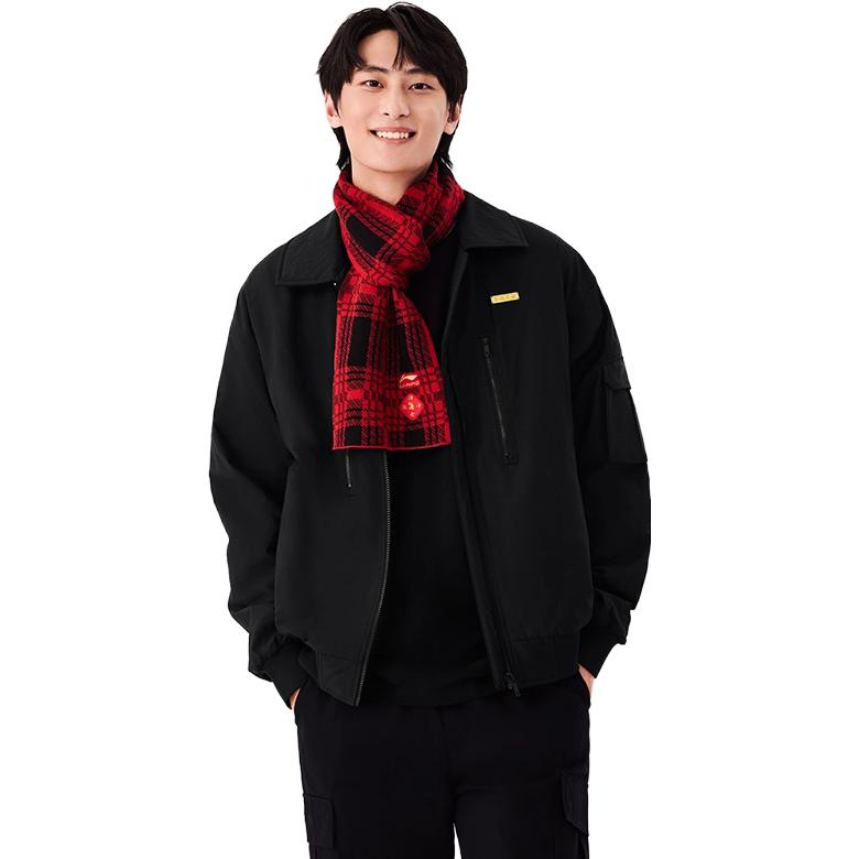 Li Ning Rijin Doujin Collection Puffer Jacket Men's Black AJMT005-2