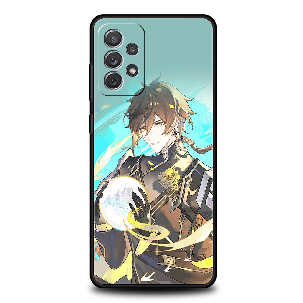 Genshin impact Baizhu Case For Samsung A24 A12 A14 A32 A50 A70 A20E A20S A10 A10S A22 A30 A40 A34 A54 A42 A52 5G A02S A04s Cover