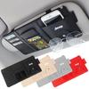 New Car Sun Visor Organizer Multi-Pocket Glasses Clip Car Storage Bag For Wrangler Grand Cherokee Compass Renegade Cherokee Gladiator