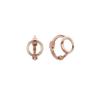 Minimal Size One-Touch 14k Gold Earrings LOFFH3032G