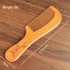 Portable Authentic Peach Wood Pocket Comb - Fine Teeth for Smooth Hair Massage
