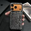 Luxury Snake Skin Bright Color Case For iPhone 17 16 15 14 13 Pro Max Premium Simulated Snake Learher Pattern Shockproof Cover