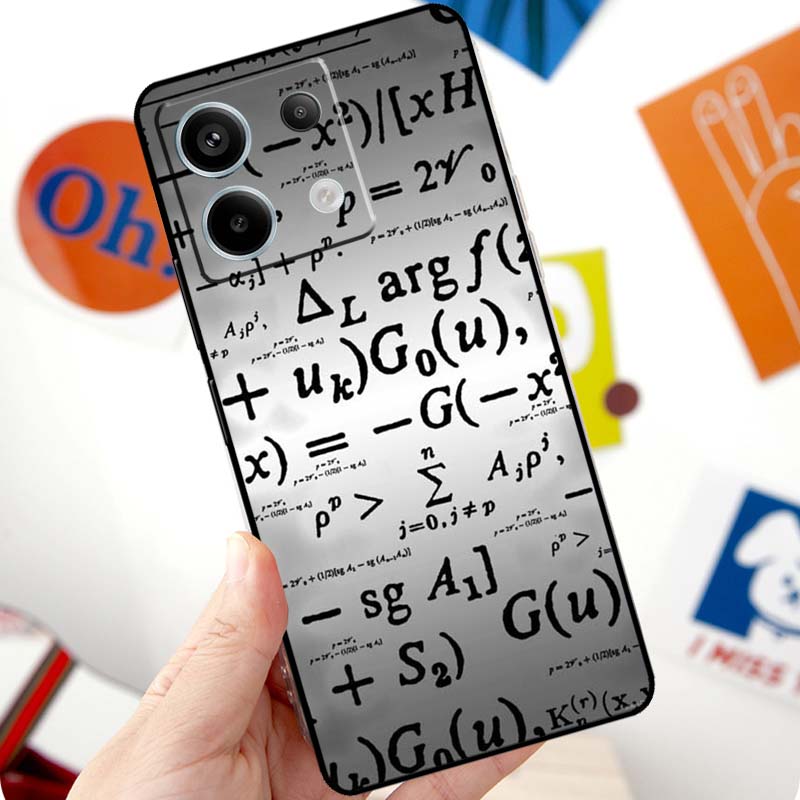 E=mc2 Formule physique mathématique Coque Pour Xiaomi Redmi Note 13 10 11 12 14 15 Pro Plus Coque Pour Redmi 15 12C 13C 14C 10C 15C