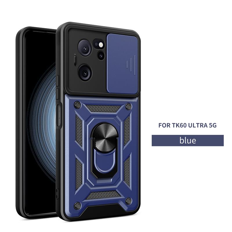 For Xiaomi 13T Pro Case Armor Ring Stand Phone Cases For Xiomi Xiaomy Mi13T Mi 13T 13 T Pro Slide Camera Lens Protect Back Cover