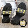 1 Pair Clear Ice Cleats Studs Men with 5 Metal Shoes Crampons Women Winter Outdoor