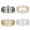 Men Crowns Male Headband for Birthday Wedding Queen Headpiece Cake Props