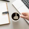 Up Yours Middle Finger Mug Novelty Middle Finger Ceramic Coffee Cup 300ml Funny Mug Birthday Prank Gift for Friends Family