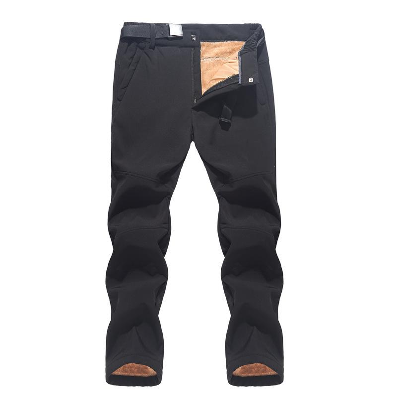 Winter Hiking Pants Men Waterproof Softshell Outdoor Fleece Trousers Male Sports Camp Climb Fish Trekking Ski Pants Sportswear