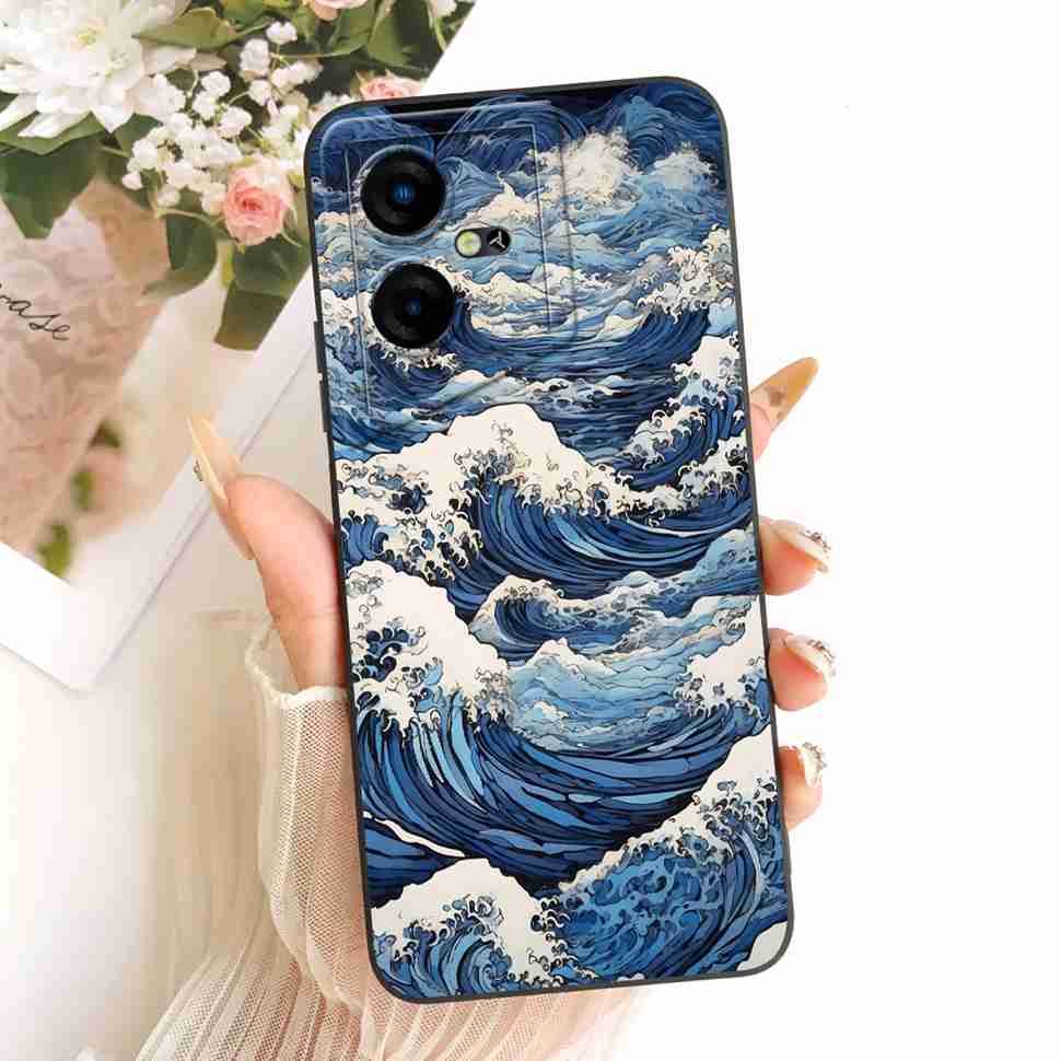 For Tecno Pova Neo 3 Case BOOk Sunflower Soft Silicone Back Cover For Tecno PovaNeo3 Neo3 LH6n Protective Shell Capa