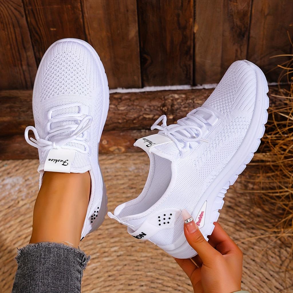 Summer Fashionable Sneakers with Breathable Mesh, Slip-Resistant And Durable Sole, Lightweight And Versatile Casual Shoes, Women Shoes