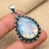 Milky Opal Gemstone Jewelry Handmade 925 Sterling Silver Pedant For Wedding Gift