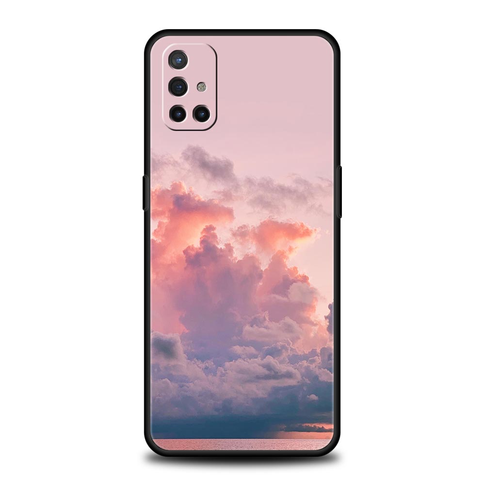 Wolken Sommer Sonnenuntergang Glanz Hülle Für OnePlus 15 13 12 11 10 9 8 15T 13T 10T 7T Pro 13R 12R 9RT 8T Nord 4 N10 2T CE 2 3 5G Cover