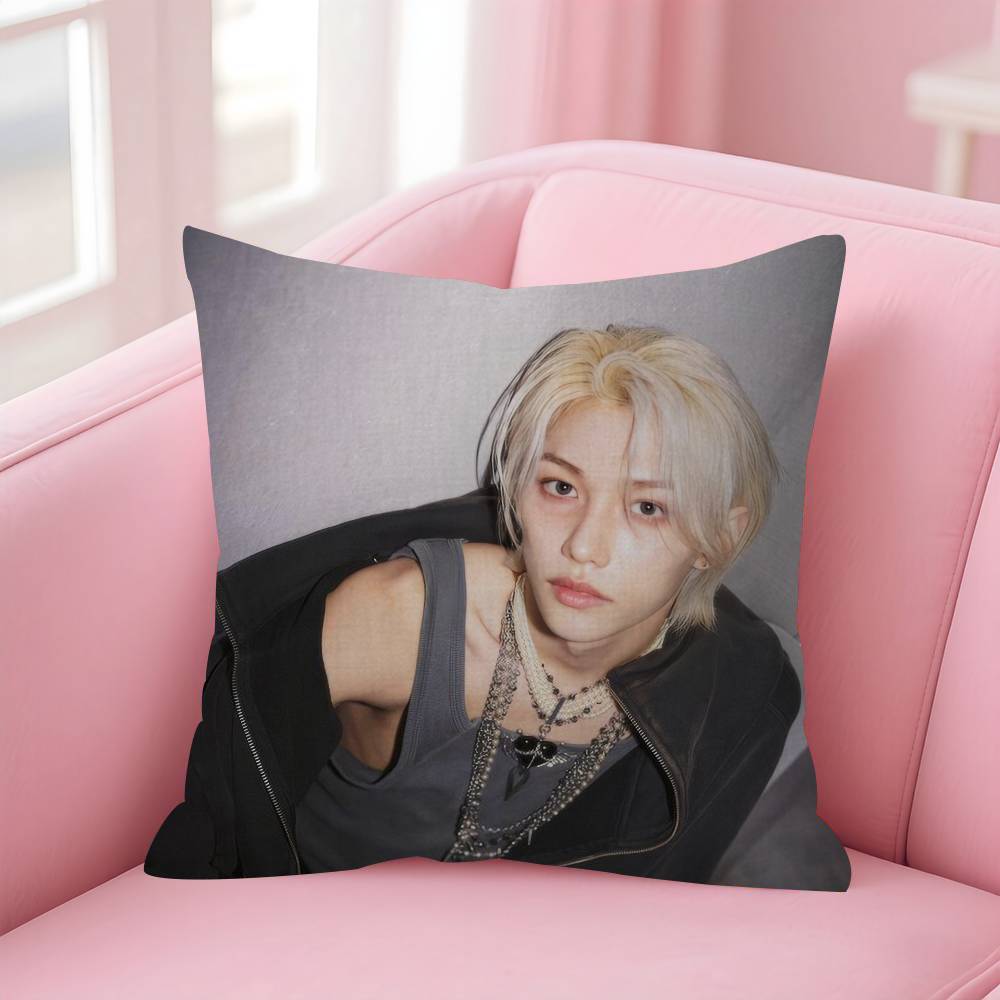 Decorative Room Aesthetics Pillow Case Home Decor Bedroom Sofa Bed Couch Pillow Cover 45x45 Idol Cool FFelixs singer