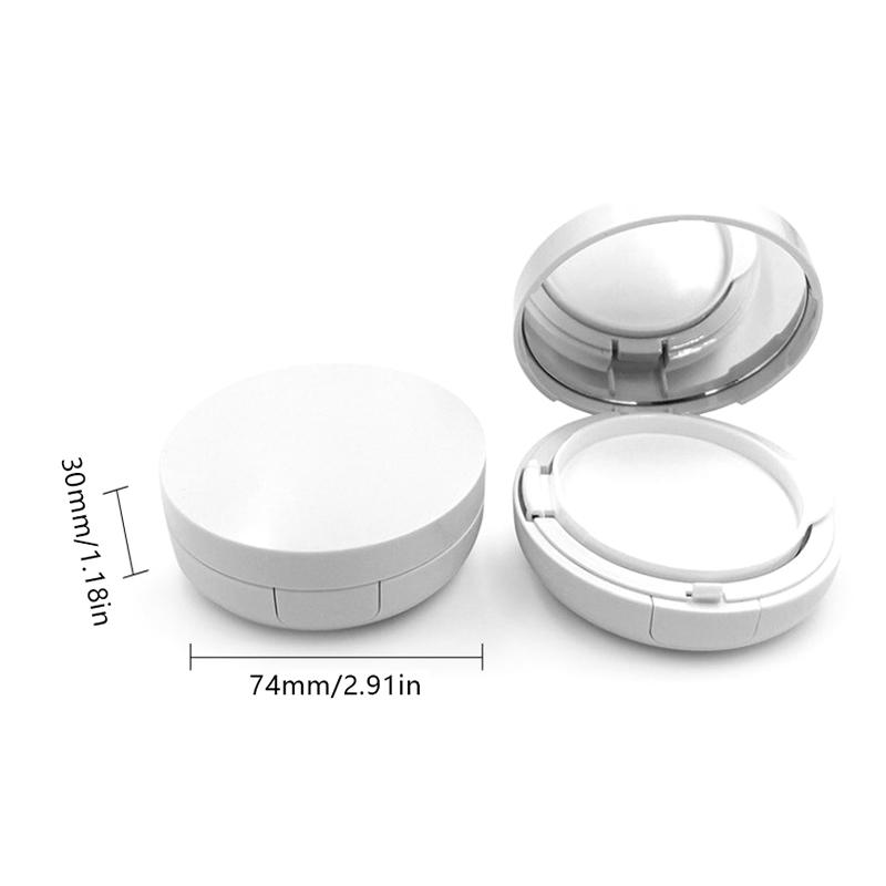 15G/0.5Oz Empty Air Cushion Puff Box Portable Cosmetic Makeup Case Container With Powder Sponge Mirror For Bb Cream Foundation