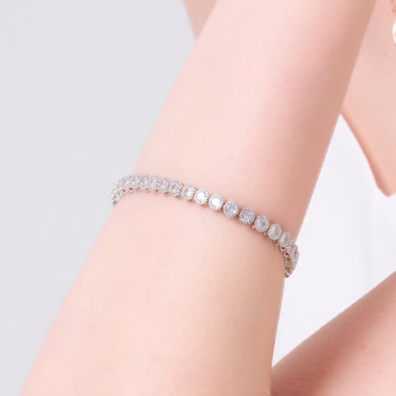 צמיד טניס קלאסי נוצץ ELLE Jewelry ELBRBB105
