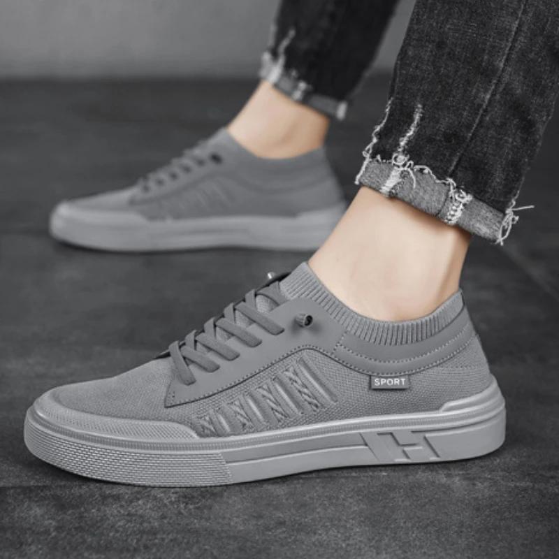 Fashion Men's Casual Shoes 2024 New Comfort Breathable Fashion Thick Sole Platform Soft Sole Anti Slip Sneakers Sports Shoes Board Shoes