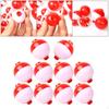 Floats Bobbers Round Buoy Float 7Pcs-10Pcs Hard Push Button Bobber 7 Sizes 0.5Inch-2Inch
