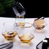 2 stuks/1 stuk Zeshoekig Glas Cadeau voor Vriend 320ml Kleurrijk Transparant Drinkgerei Whiskey Wijn Glazen Huishouden Sap Glas Water Glazen
