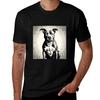 Pointilism Pitbull Terrier Tshirt Urban Style Print Tshirt