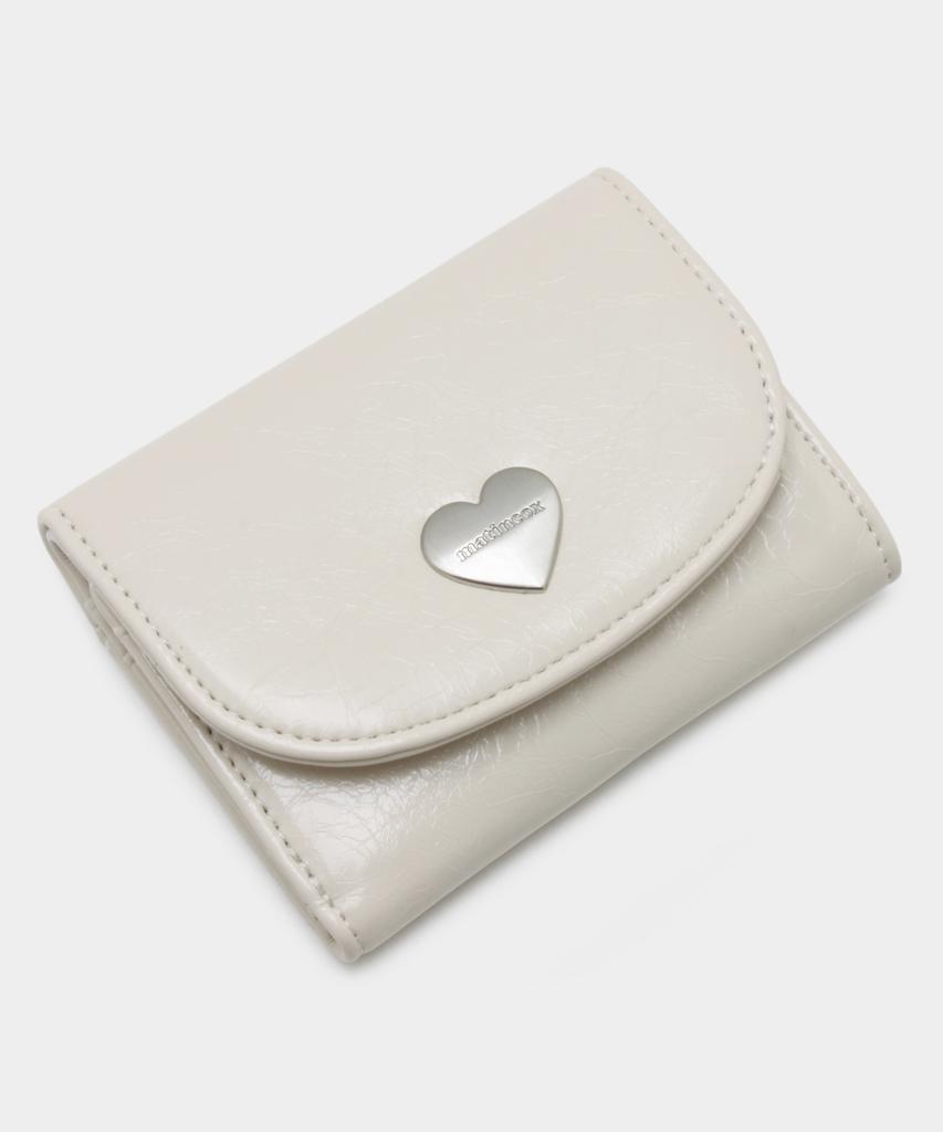 Matincox Heart Fold Wallet - Cream