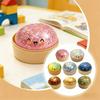 Fun Colorful Dumpling Squishies with Steamer Stress Relief Ornament Slow Rebound Squeeze Toy Fidget Stress Ball for ADHD Autism