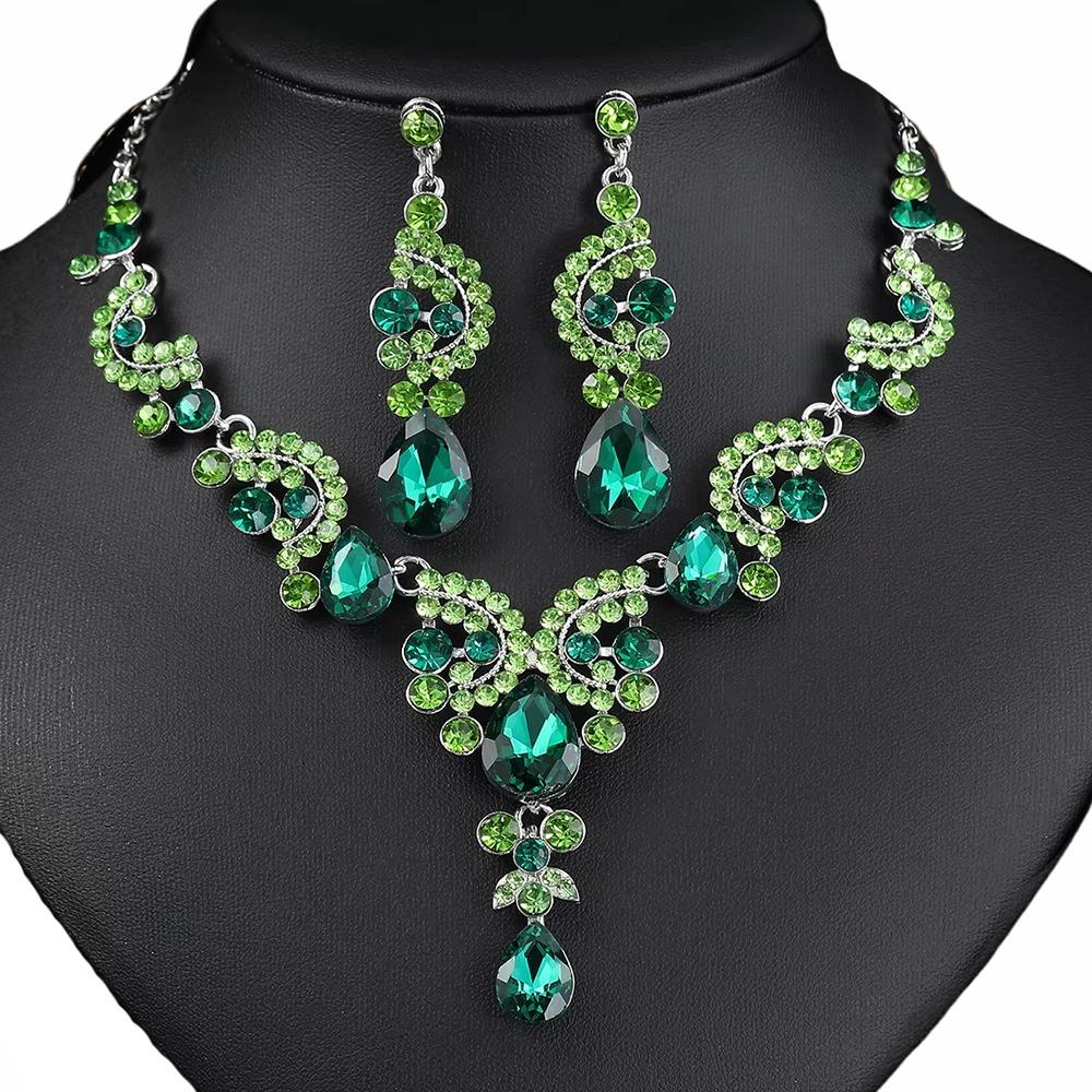 Luxury Women's Jewelry Sets Rhinestone Bridal Jewelry Set Women's Accessories