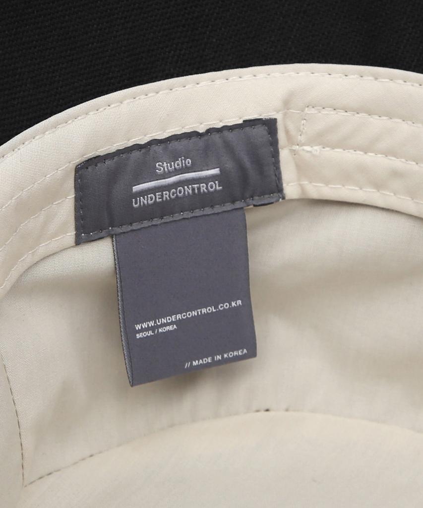 Eondeokeonteulolseutyudio Cotton Wide Bucket Hat Wide Bucket / Big Eye Linen / M Black