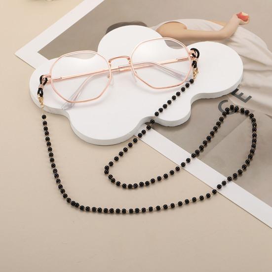 Women Glasses Chain Colorful Faux Gemstone Eyeglass Chain Retro Beaded Sunglass Strap Eyeglass Lanyards for Spectacle Reading Glasses