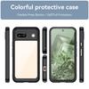 Voor Google Pixel 9 Pro Transparant Kleurrijk TPU Hoesje voor Google Pixel 8A 8 Pro Beschermhoes Helder Schokbestendig Volledige Bescherming Hoes