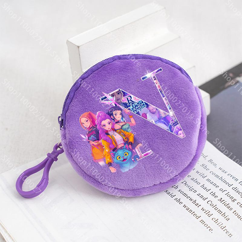K Pop Demon Hunters Meisjes Portemonnee Kind Schattig Letter Cartoon Print Grote Capaciteit Cosmetische Tas Draagbare Handtas Kinderen Cadeaus