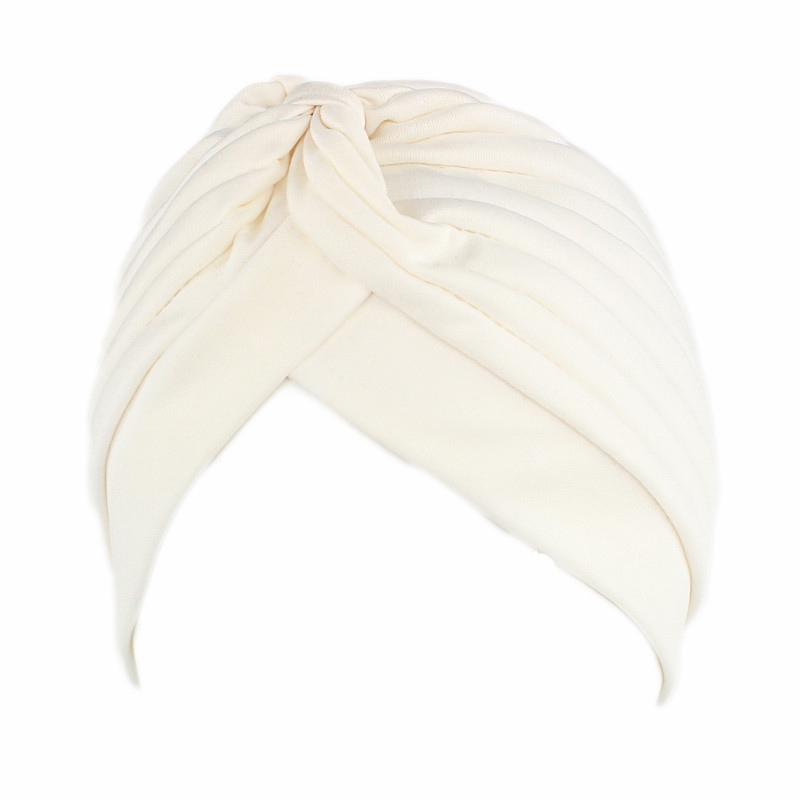Indian Women Muslim Pleated Hijab Turban Bonnet Chemo Caps Underscarf Beanies Hair Loss Femme Cancer Hats Headwrap Scarf Covers