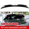 Universal Black Car Trunk Tail Rear Wing Spoiler Abs Car Trunk Roof Spoiler Modification Car Rear Wing Car Accessories