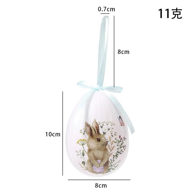 Foam Easter Eggs Pendant Diy Craft Artificial Easter Egg Decorative Cartoon Home Garden Party Decorations Gifts Atmosphere Props