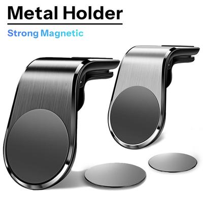 Magnetic Car Phone Holder Stand Air Vent Magnet Car Mount GPS Smartphone Mobile Support In Car Bracket for Samsung Xiaomi iPhone