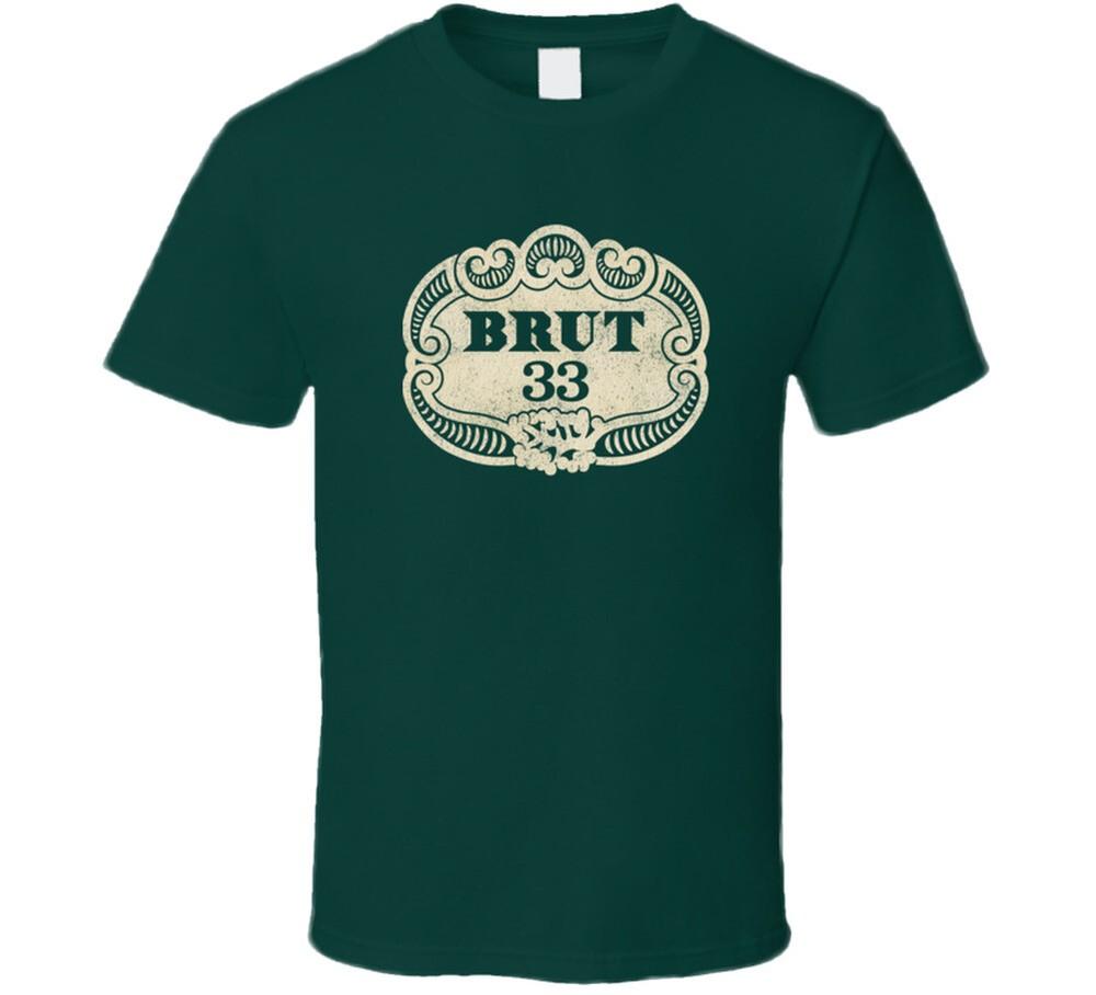 Brut 33, T-Shirt, Retro anni '70, Colonia, Hai Karate, Logo, Dopobarba