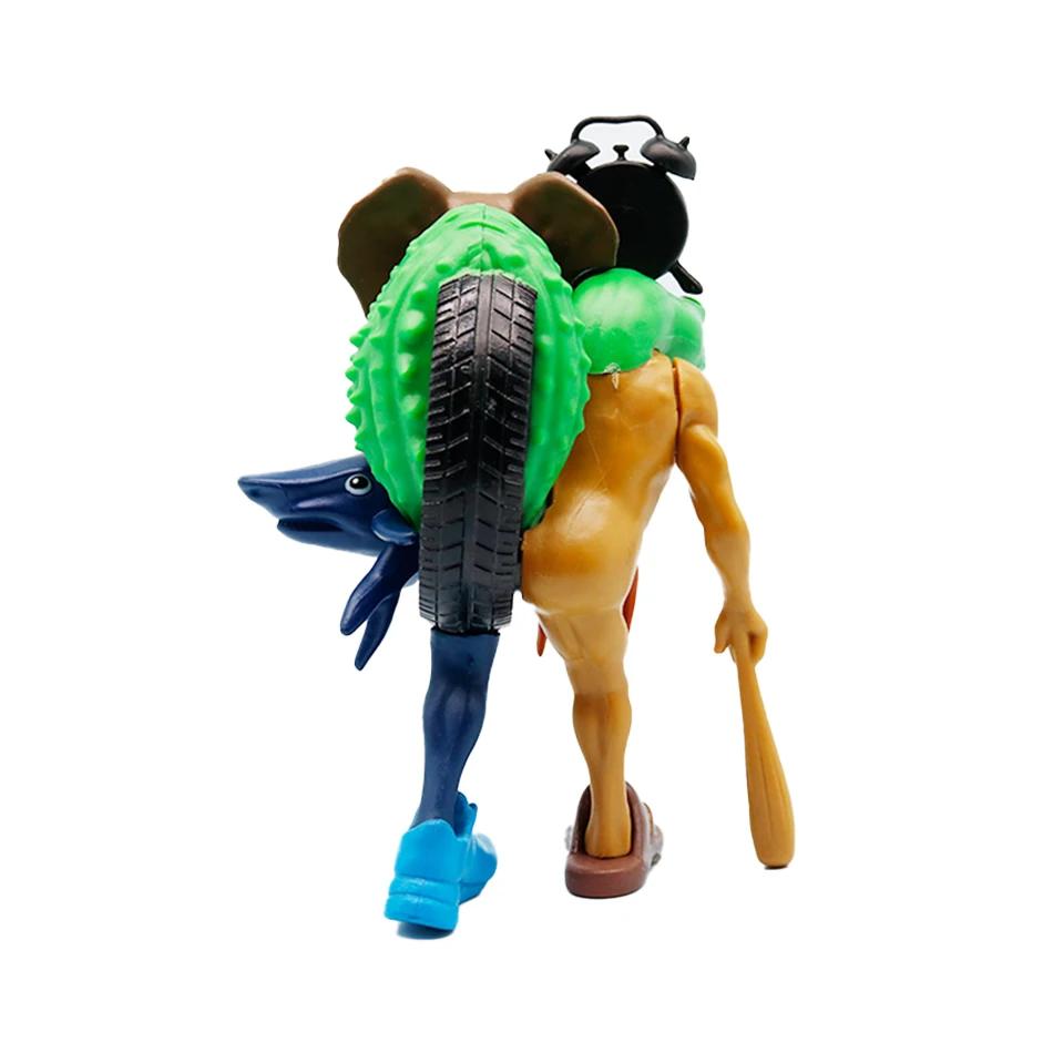 New Tung Tung Tung Sahur Tralalero Tralala Italian Brainrot Monster Fusion Edition Anime Action Figure Cartoon Ornament Toy Gift