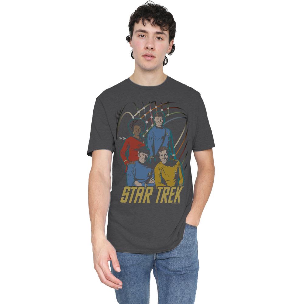 STAR TREK Unisex Adult Warp Factor 4 T-Shirt