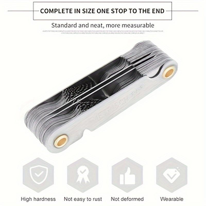 Thread Measuring Gauges, Metric and Imperial 52, Iron Construction, Perfect for Industrial Tools