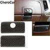 For 14+ Chevy Silverado GMC Sierra Co-Pilot Storage Box Handle Decor Carbon Fibe