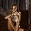 Fashion Simulated Pearl Multi-layer Pearl Necklace Exaggerated Long Bride Pearl Shawl Sexy Body Pearl Chain Evening Party