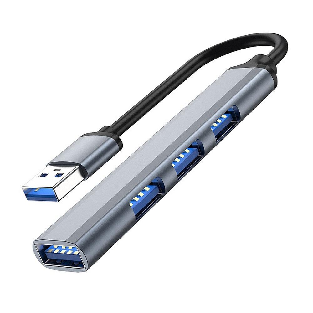 Mini USB hub bővítmények 4 portos USB 3.0 hub 2.0 hub USB adapterállomás Ultra vékony hordozható adatelosztó USB elosztó