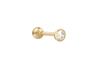 Ronde Kubieke Goud Piercing LPFD1007G