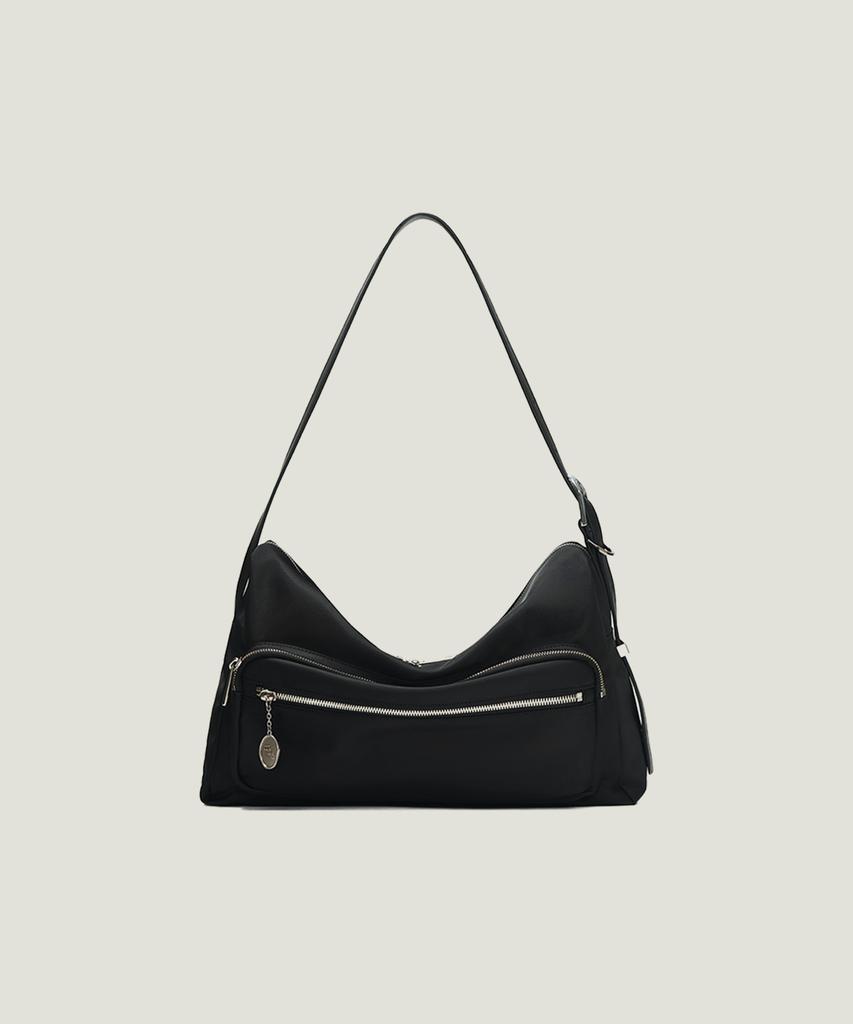 Mucu And Ebony Boat Nylon Bag _ Black