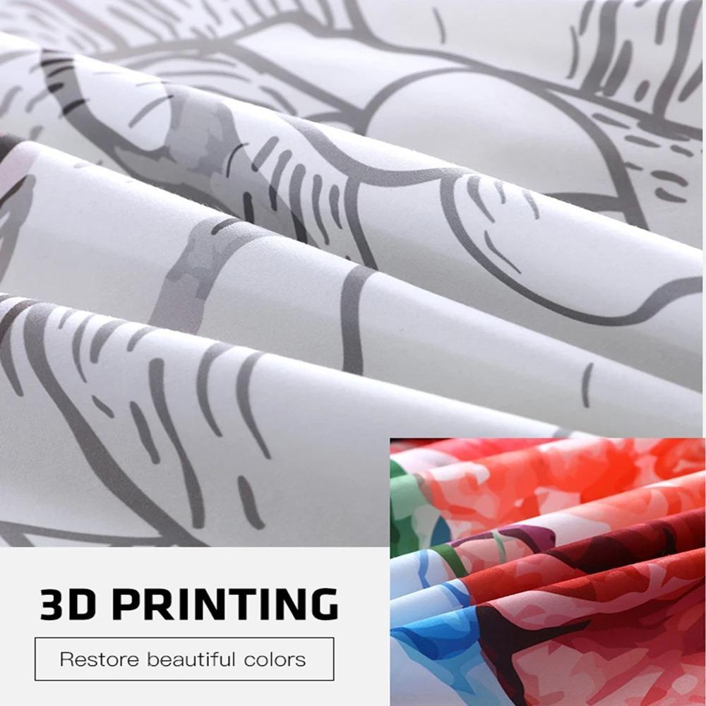 3D Beautiful Queen Bedding Set Cotton Duvet Cover Bedroom Decor Soft Comfortable Bed Cover Set for Home