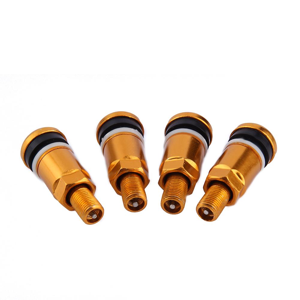 4pcs Car Nipple Caps Universal Metal Car Motorcycle Tubeless Wheel Tyre Valve Stems Caps Tire Air Valve Stems Valve Stems Caps Valve Stems 1