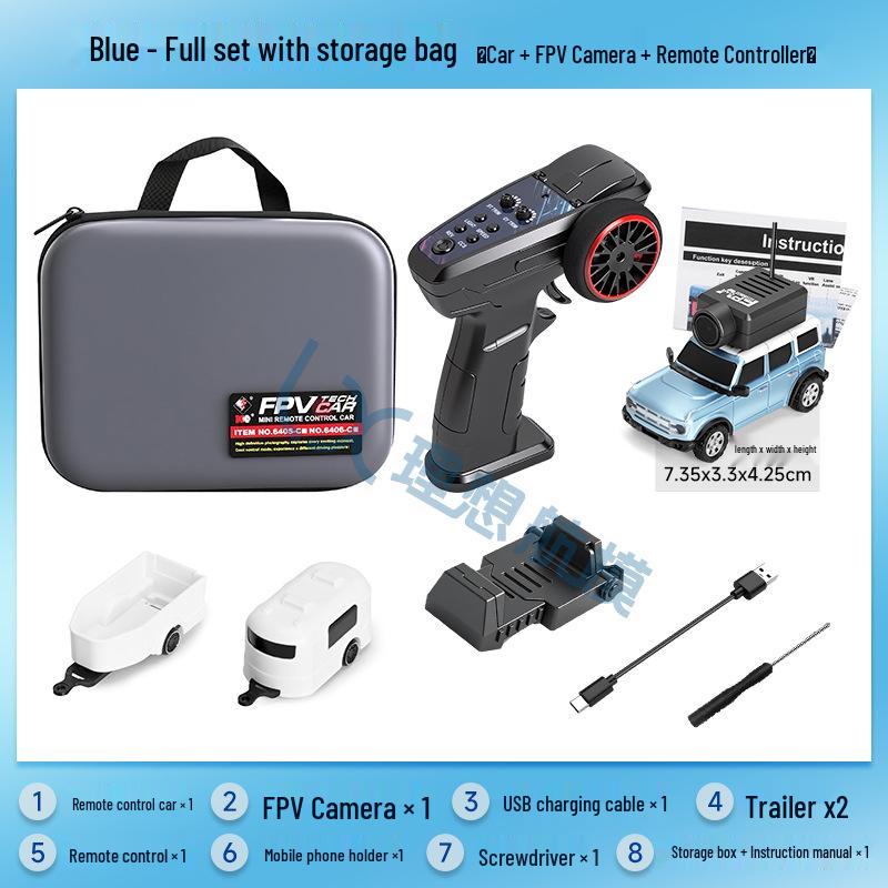 Weili 6405 FPV Mini RC Car: Full-Scale, Camera-Equipped Remote Control Toy Car for Boys