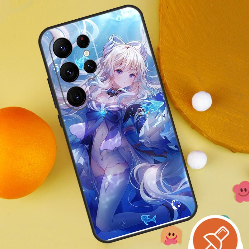 Coque de téléphone Sangonomiya Kokomi Genshin Impact Pour Samsung Galaxy S25 Ultra S24 S23 S22 S21 Ultra S9 S10 Plus S20 FE Housse Funda