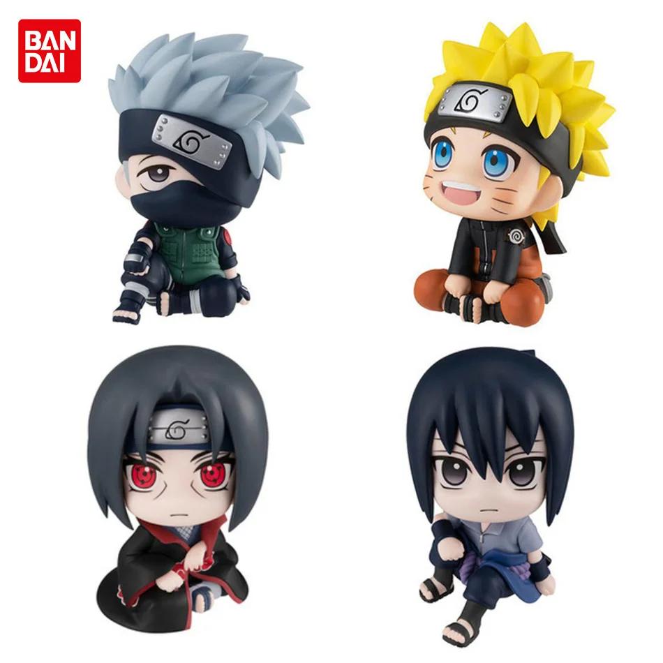La Figurine 9.5cm Uzumaki Naruto Kakashi Uchiha Sasuke Itachi Kawaii Jouet Figurine Q Décoration de Voiture Modèle en PVC Cadeau